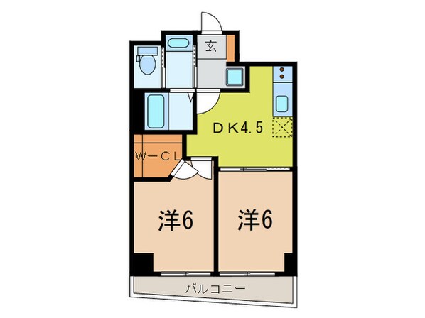 三田ハイデンス(1002)の物件間取画像